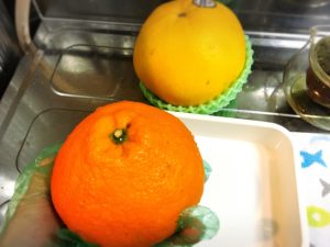 グレープフルーツとオレンジ